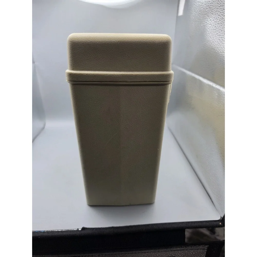 Vintage Sterling Plastics Multi File #274 Portable File Box Case Beige USA
